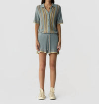 Guest In Residence Havana Short in residence havana short in clear sky combo - women's shorts