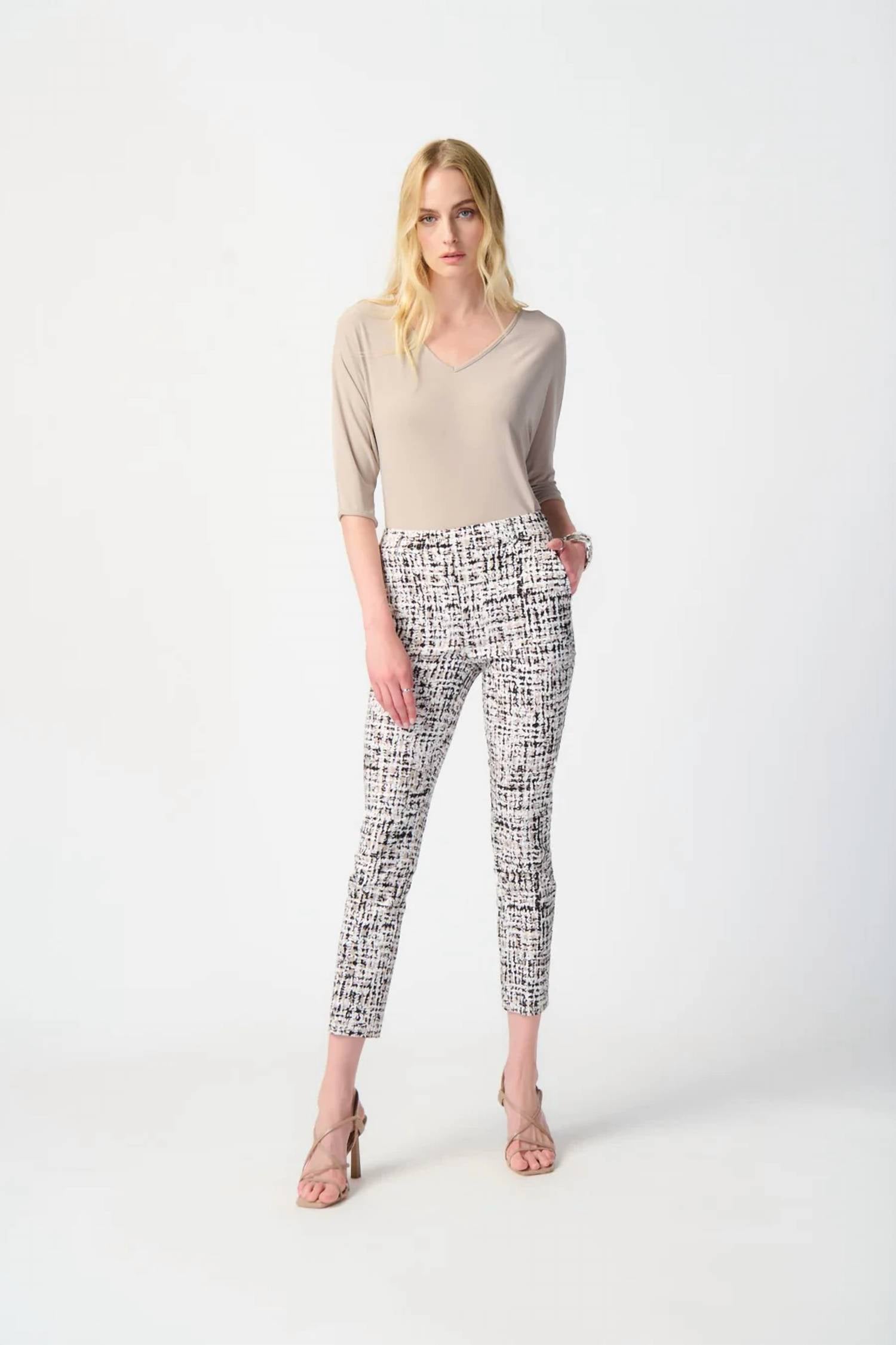 Joseph Ribkoff - Abstract Print Pant