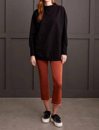 Tribal - Funnel Neck Tunic Top
