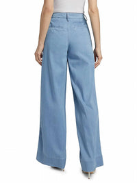 JONATHAN SIMKHAI Coralena Wide Leg Pants in stratus - women's pants - alternate view