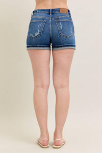 Judy Blue - Cell Phone Pocket Mid Rise Dad Short