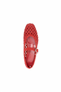 Le Monde Béryl - Women's Mary Jane Woven Leather Flats