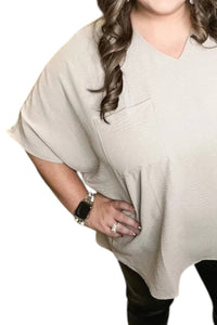 Zenana - Basic Short Dolman Blouse - Plus