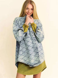 Davi & Dani - Quilted Shirt Jacket