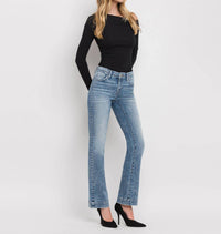 Vervet By Flying Monkey - Mid Rise Seamless Waistband Bootcut Jeans