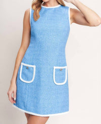 Flying Tomato - Solid Woven Mini Dress