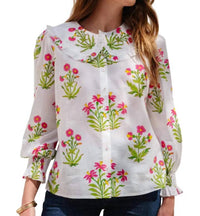Pink City Prints - Apple Blouse