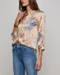 L'Agence - Dani 3/4 Sleeve Blouse