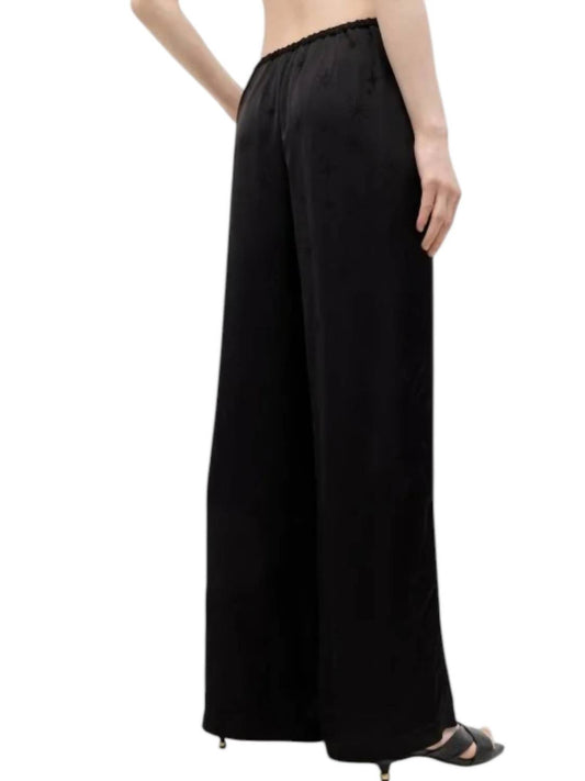 Forte Forte - Palazzo “Étoile” Jacquard Satin Pants