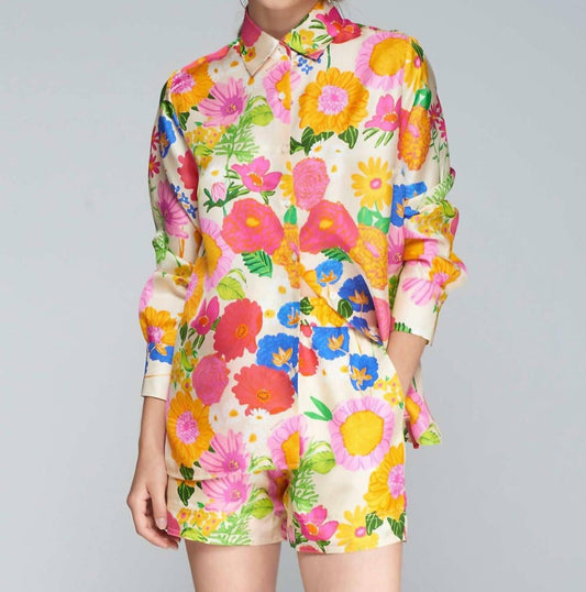 Vilagallo - Mariela Floral Bermuda Shorts