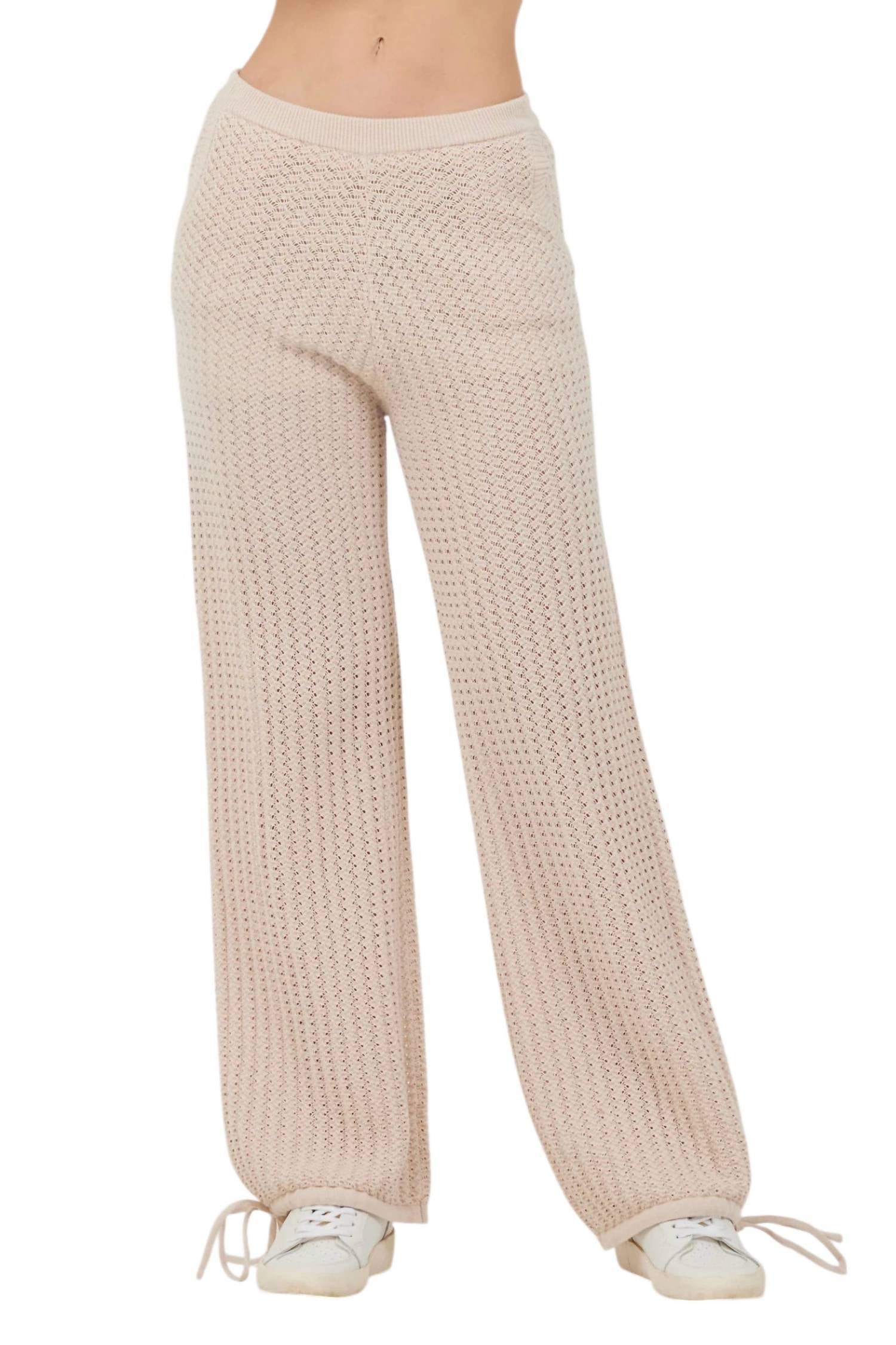 Vintage Havana - Bali Open Crochet Pant