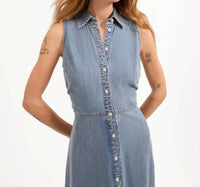 Veronica Beard - Women's Starlight Denim Fuller Midi Dress