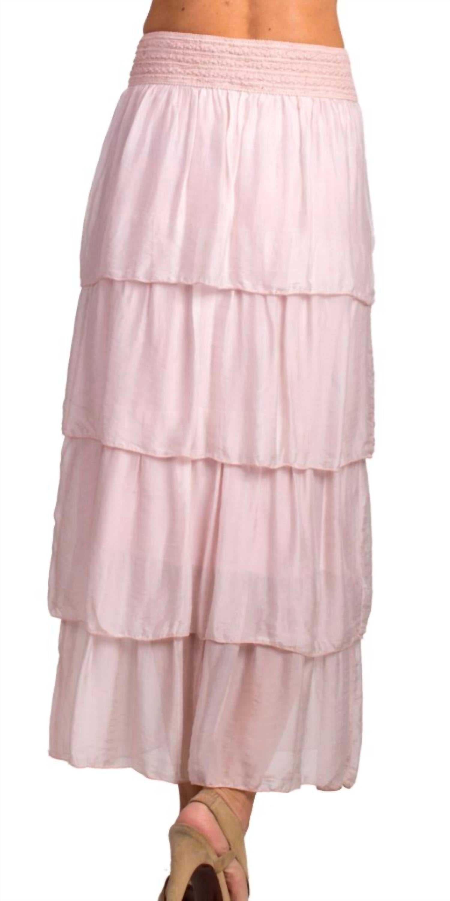 Gigi Moda - Carrie Ruffled Maxi Skirt