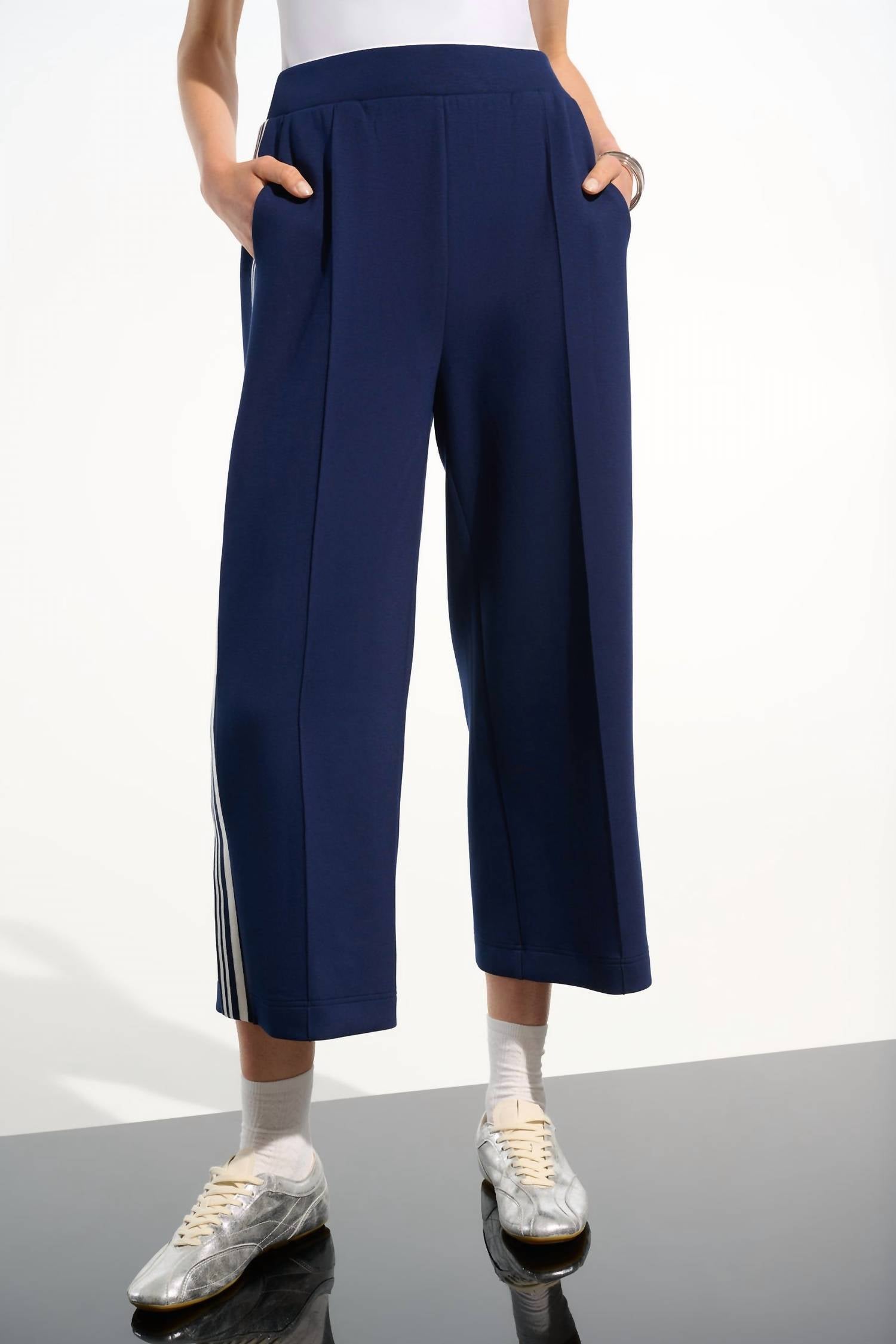Sympli - Scuba Jersey Pull On Culotte Pant