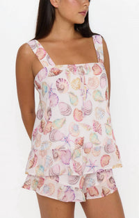 Show Me Your Mumu - Layla Tie-front & Flowy Shorts Set