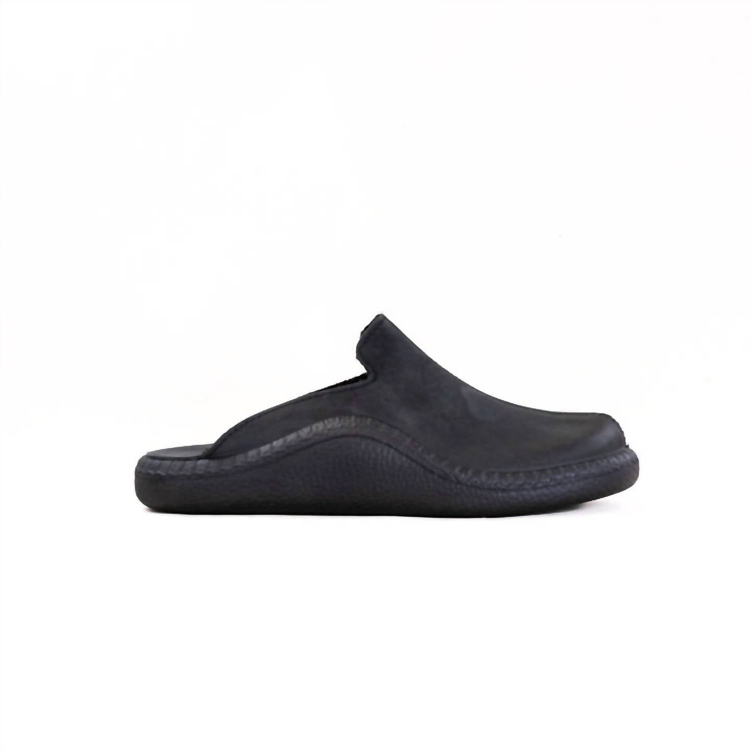 Romika Usa - Men's Mokasso Nubuck Leather Upper Slipper