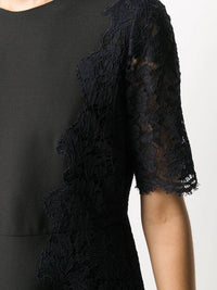 Valentino - Lace Sleeve Dress