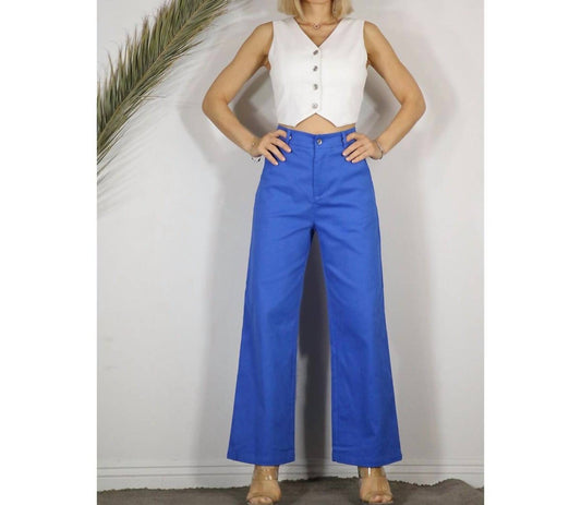 Mulla - Cotton Twill Wide Leg Pants