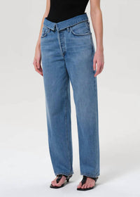 AGOLDE Women's Echo Taper Jean in shrine - women's jeans - alternate view