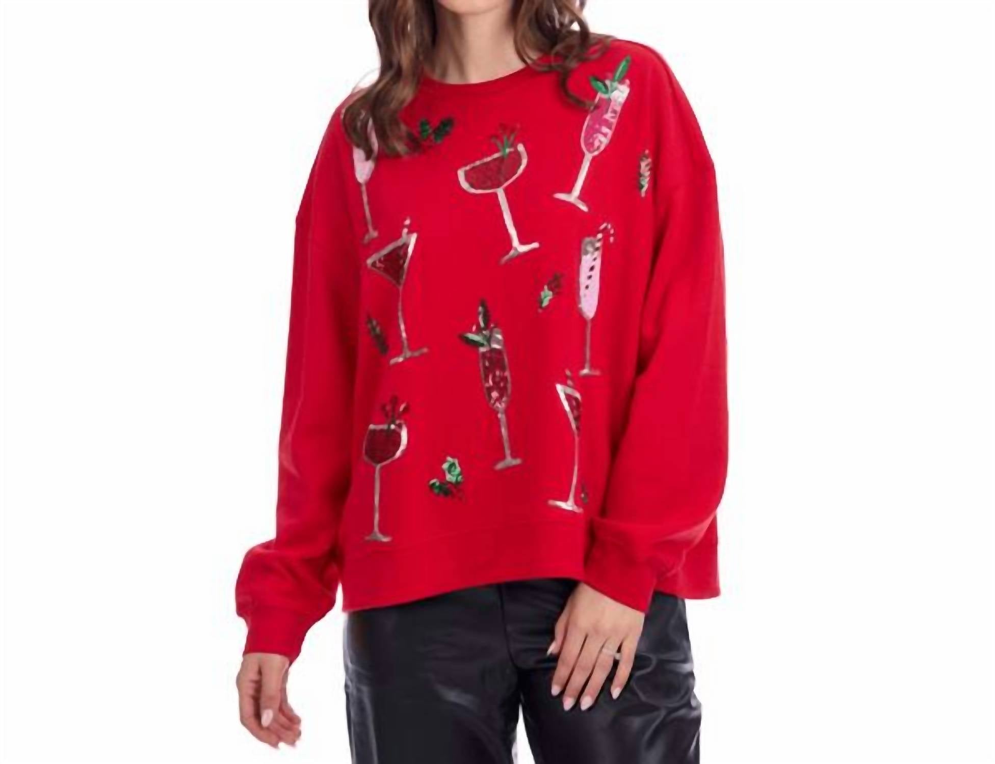 Mudpie - Holiday Sparkle Sweatshirt