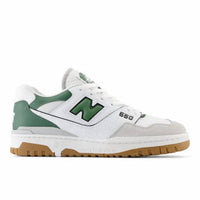 New Balance Men's 550 Sneakers in white green - men's sneaker