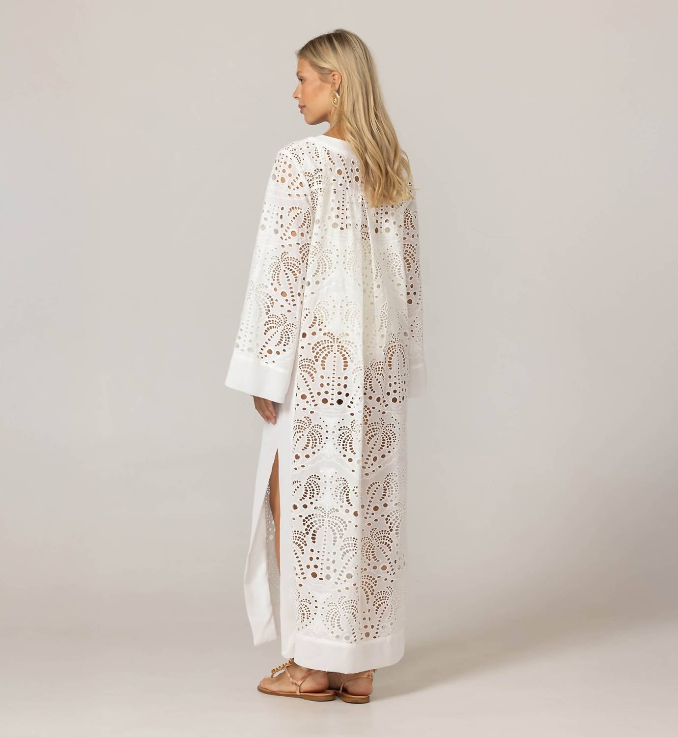 Miss June Paris Women's Amara Dress in white - women's dress - alternate view