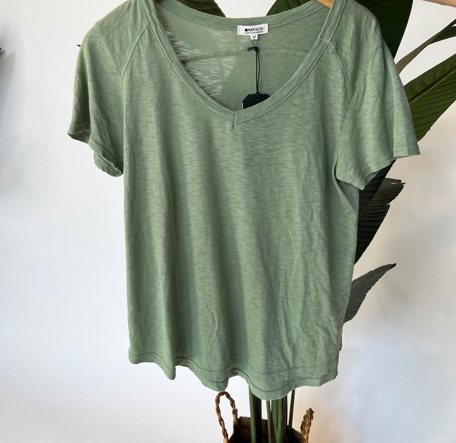 LAmade Women's Vintage Tee in green tea - women's t-shirt