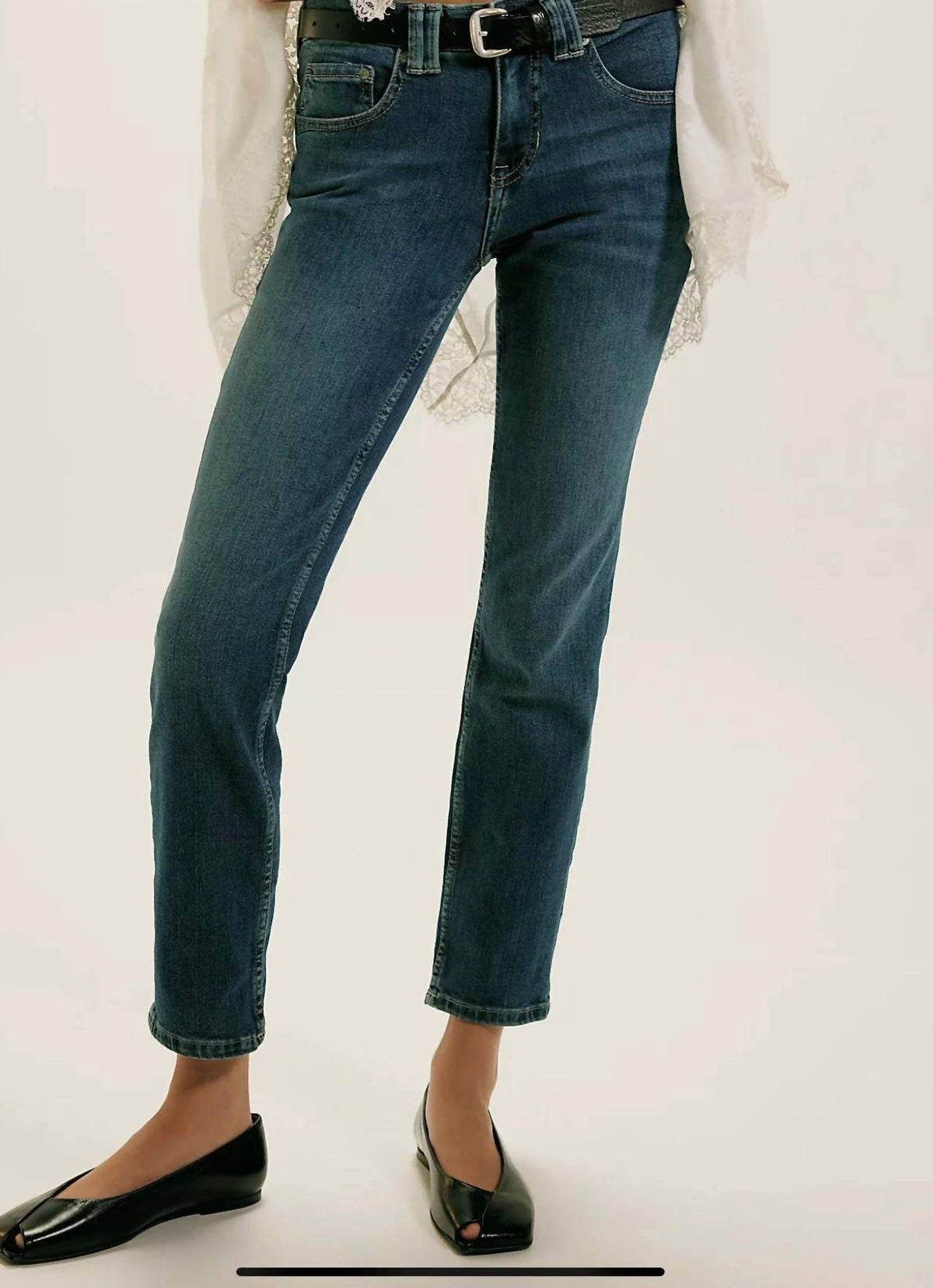 Free People - Oracle Low Rise Slim Jeans