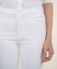 Kut From The Kloth - Kelsey High Rise Ankle Flare With Raw Hem Jeans