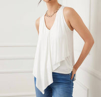 Karen Kane - Drape Front Tank Top