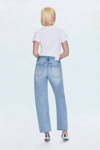 Pistola - Lexi Mid Rise Bowed Straight Jean