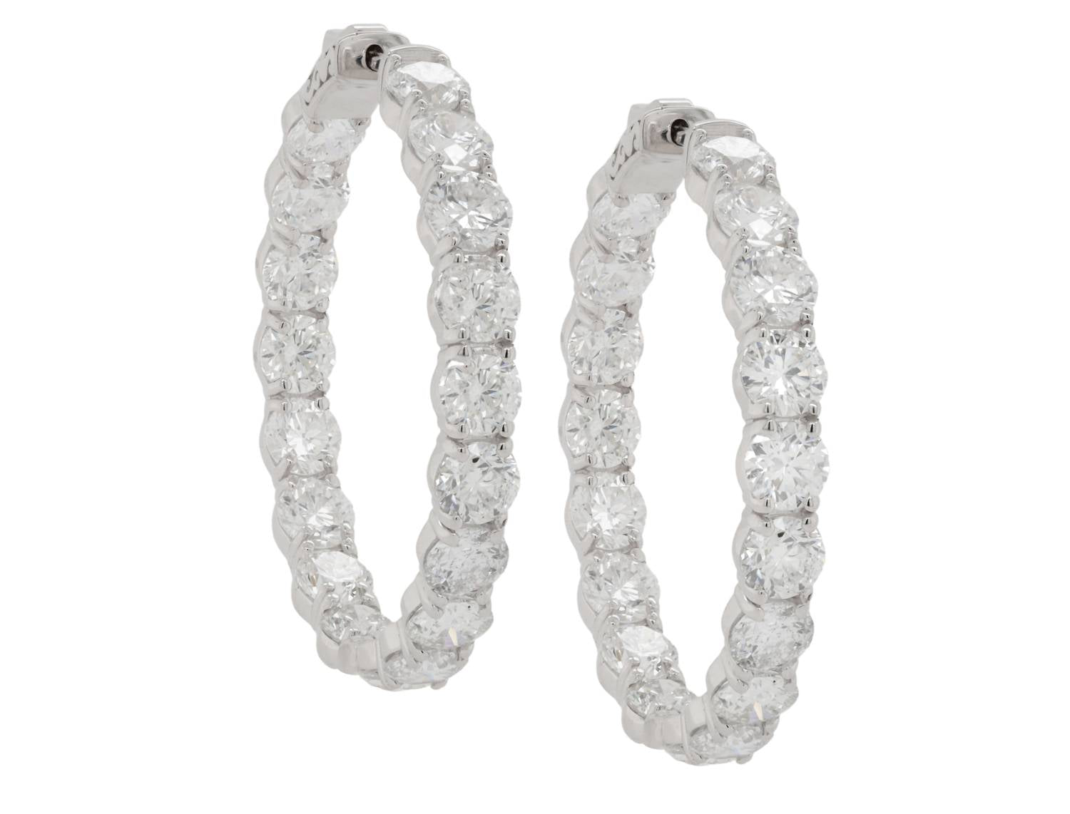 Diana M Jewels - Women's Elite 13.30 Carat Diamond Stud Earrings