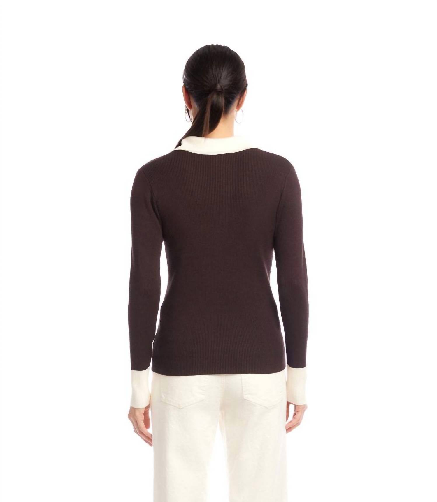 Karen Kane - Polo sweater