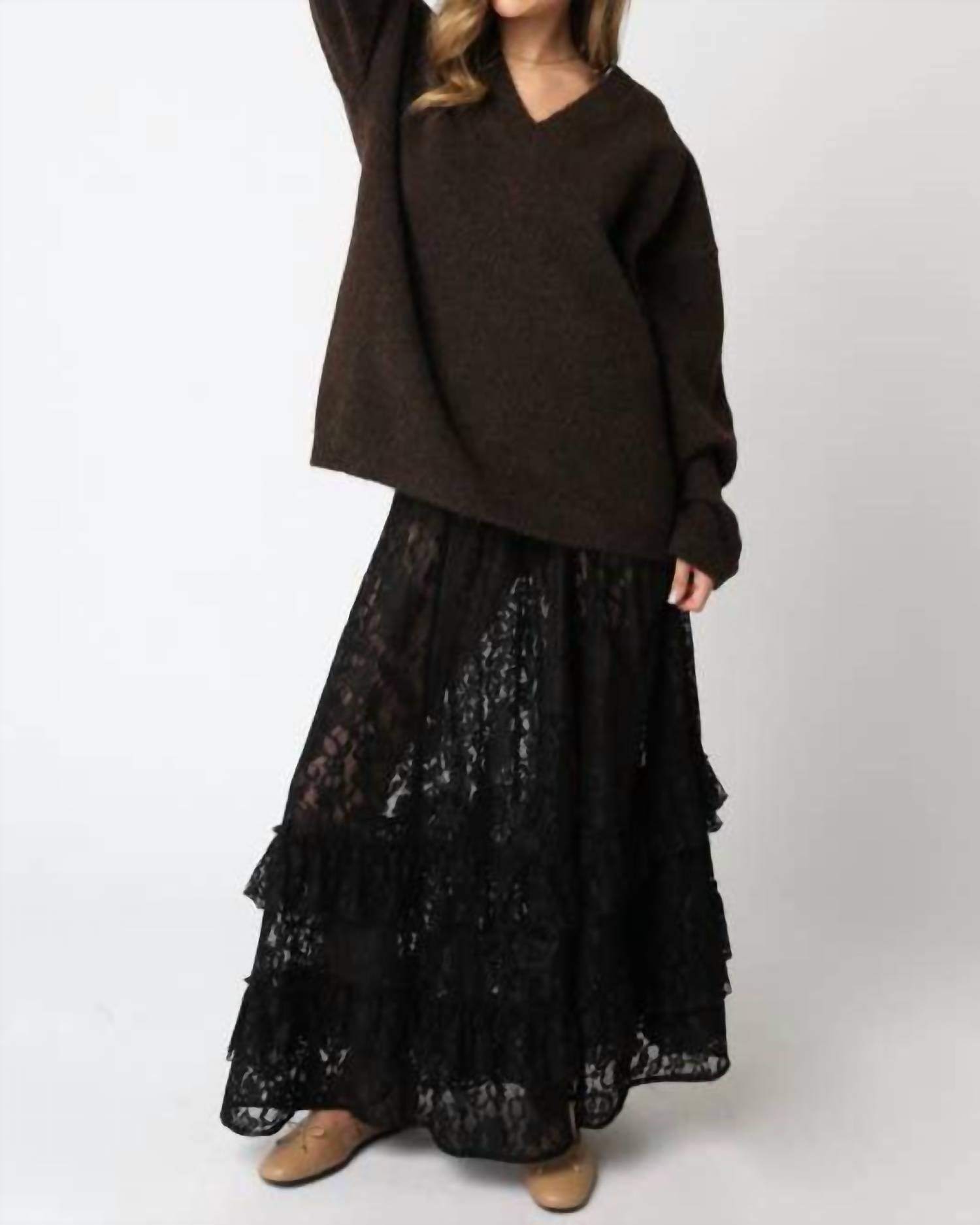 Olivaceous - Kinley Knit Sweater