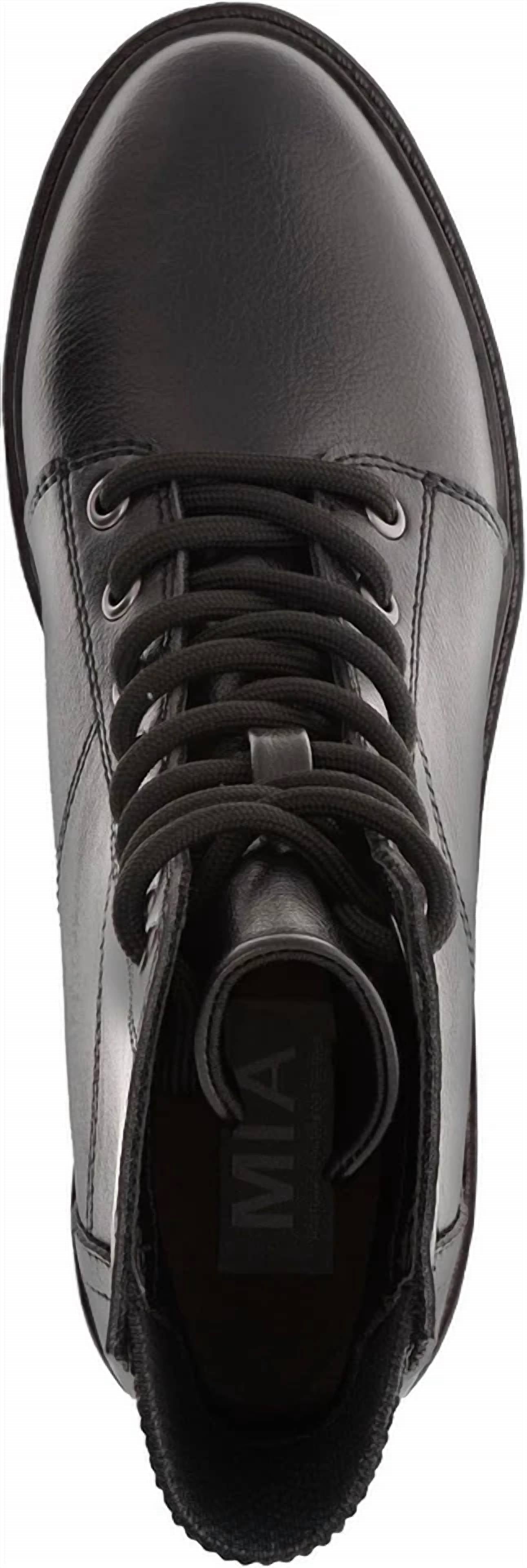 Mia - Women's Symth Combat Wedge Boots