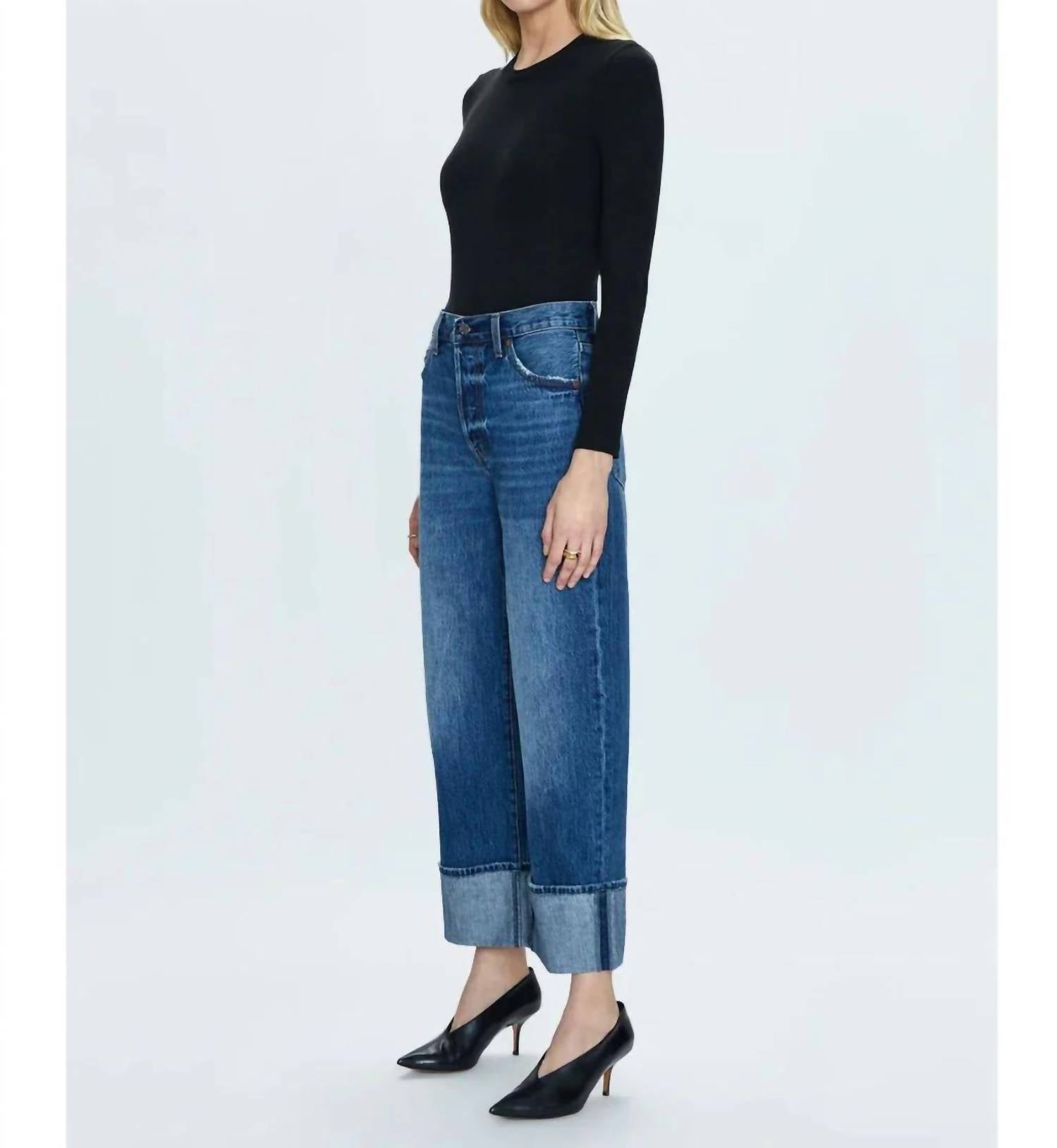 Pistola - Ryder High Rise Cuffed Jeans