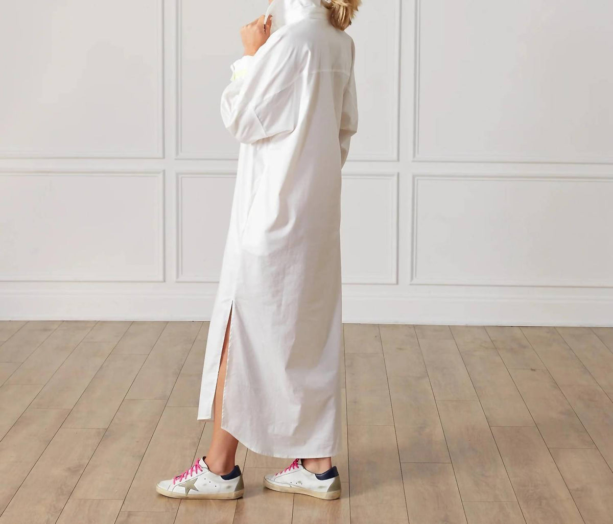 Caryn Lawn - Maxi Shirt Dress