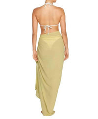 MIKOH AHE SARONG in honeydew - women's swimwear - detail view