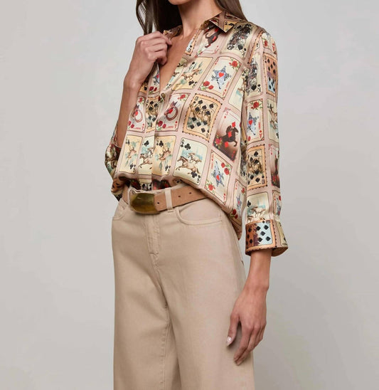 L'Agence - Dani Silk Blouse