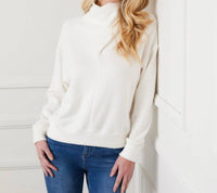 Karen Kane - Imoray Faux Wrap Turtleneck Top