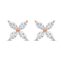 Diana M Jewels - Women's Marquise Lab-grown Diamond Stud Earrings (0.75 Tcw) - Signature