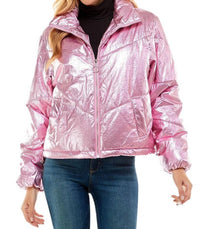 Tcec - Angelika Metallic Puff Jacket