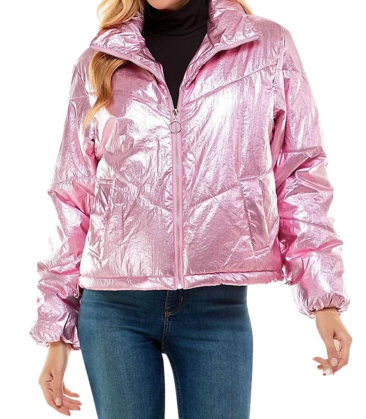 Tcec - Angelika Metallic Puff Jacket