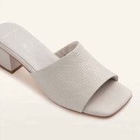 FRANKIE4 Women's Kennedy Weave Heel in bone - women's heels - view 4