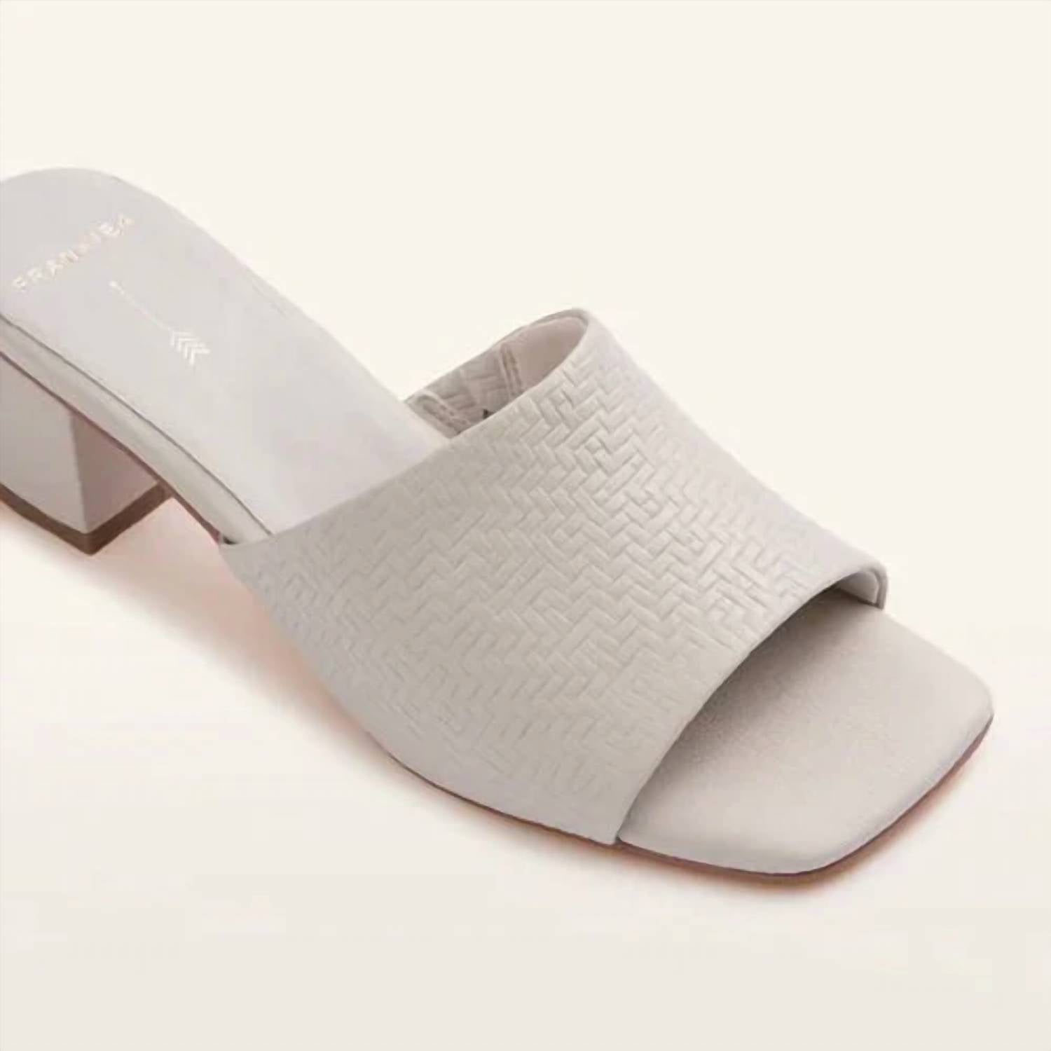 FRANKIE4 Women's Kennedy Weave Heel in bone - women's heels - view 4