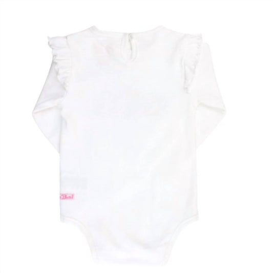 Rufflebutts - BABY GIRLS HENLEY FLUTTER ONESIE