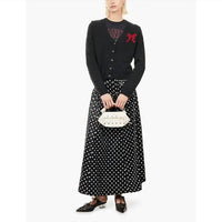 Ganni - Graphic Wool Cardigan