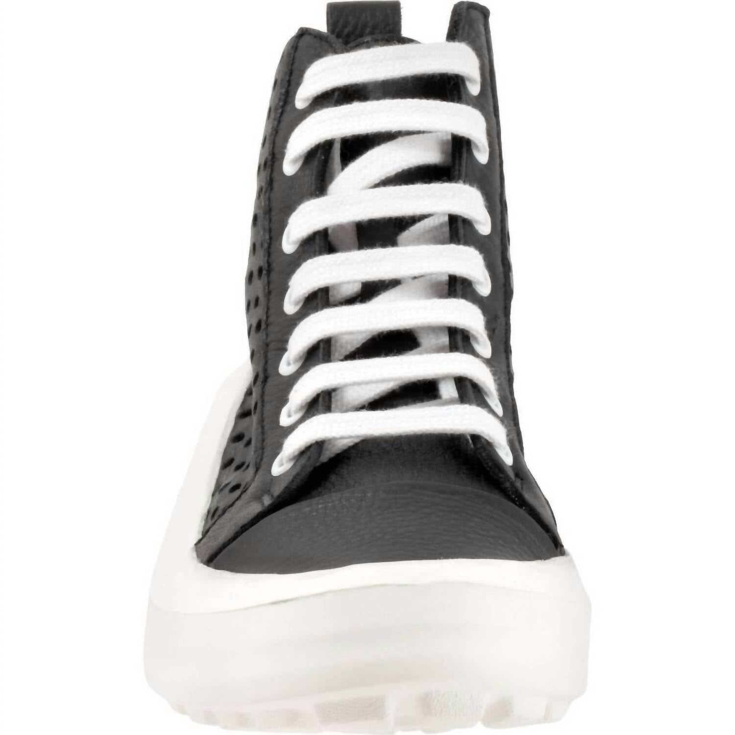 bueno Women's Panther Sneakers in black karius - women's sneaker - alternate view
