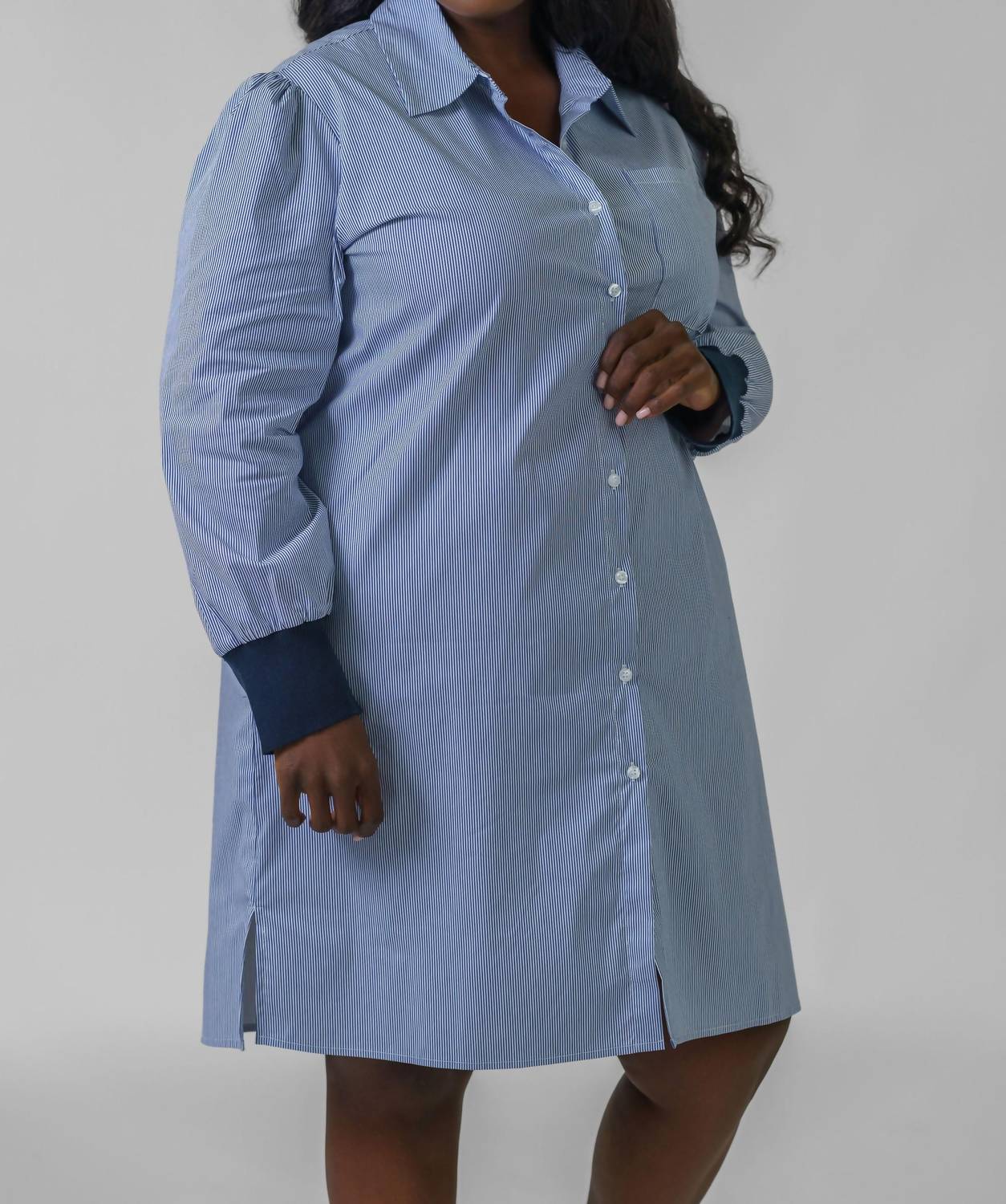 Joh - Winae Cotton Shirt Mini Dress - Plus