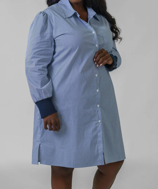 Joh - Winae Cotton Shirt Mini Dress - Plus